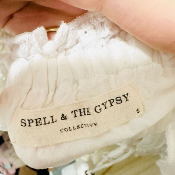 Spell and the Gypsy Collective Mini Dress Off the shoulder - size Small - Picture 6 of 6